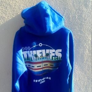 The Hundreds Blue Graphic Sweater